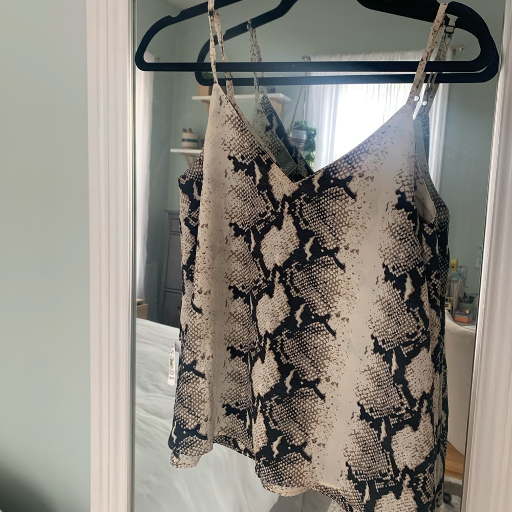 Asos snake print tank